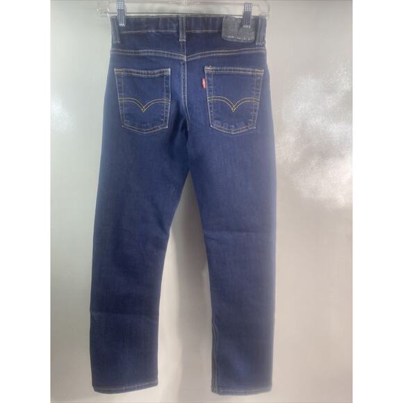 Levi's 511 Slim Fit Black Label Blue Jeans Dark Wash Boy's (25x26) Size 10 REG - Picture 1 of 10